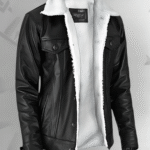 Leather Sherpa Jacket|