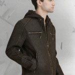 Jake Hooded Leather Jacket|