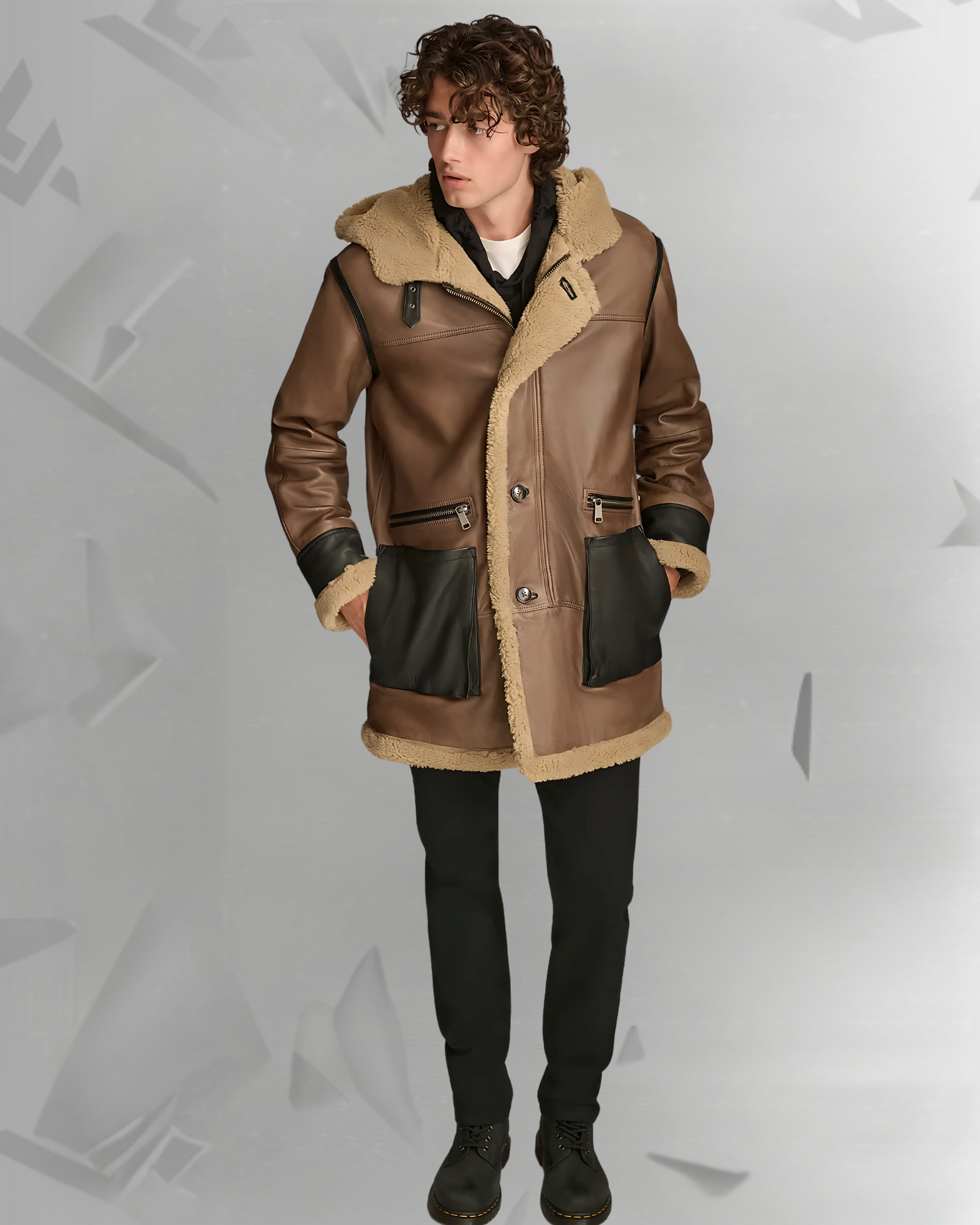 Logan Faux Shearling Coat