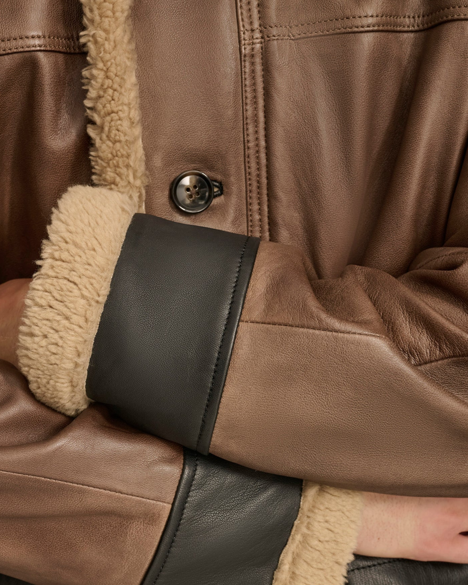 Logan Faux Shearling Coat|