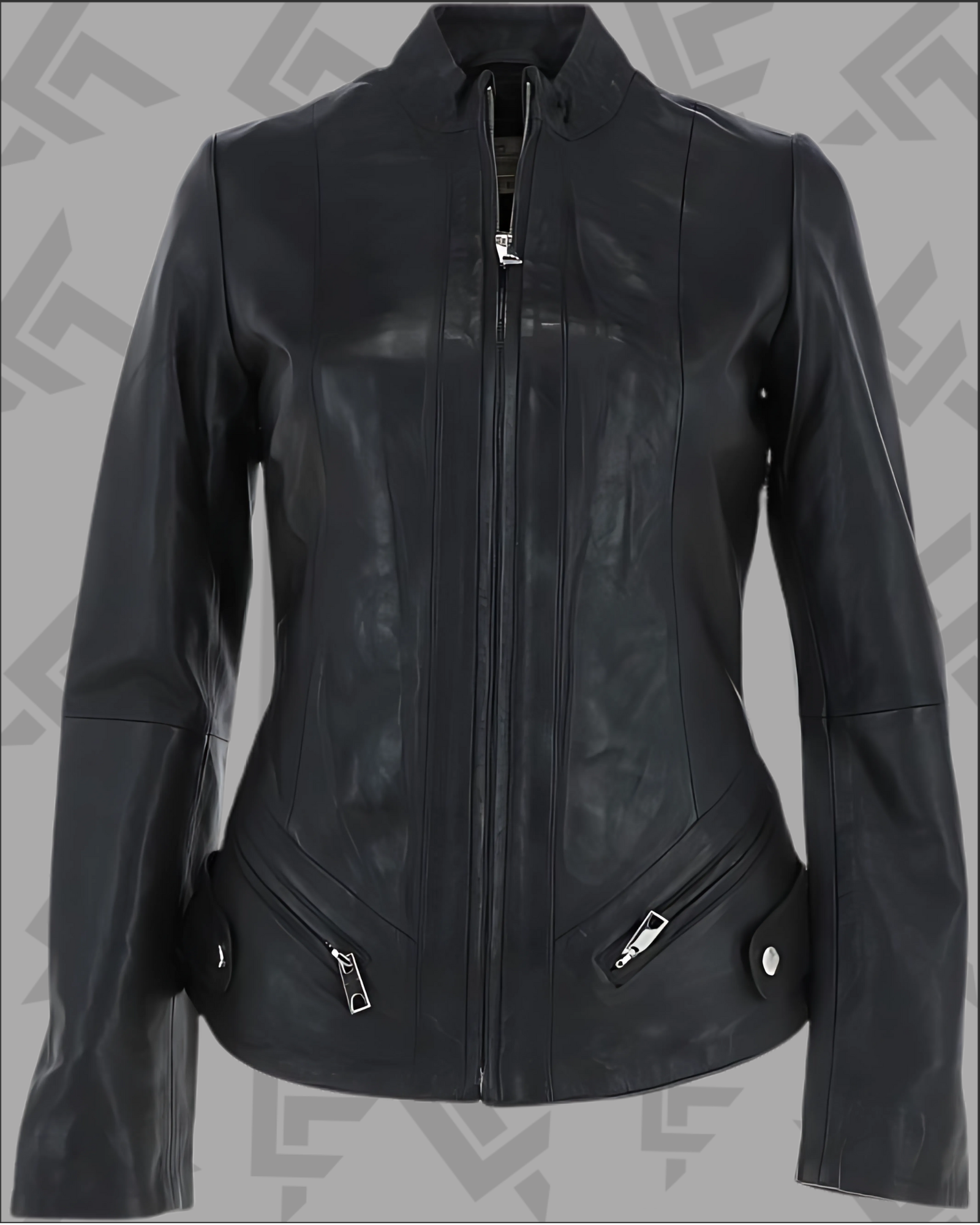 Alana Black Nappa Leather Jacket for Women | Premium Fit