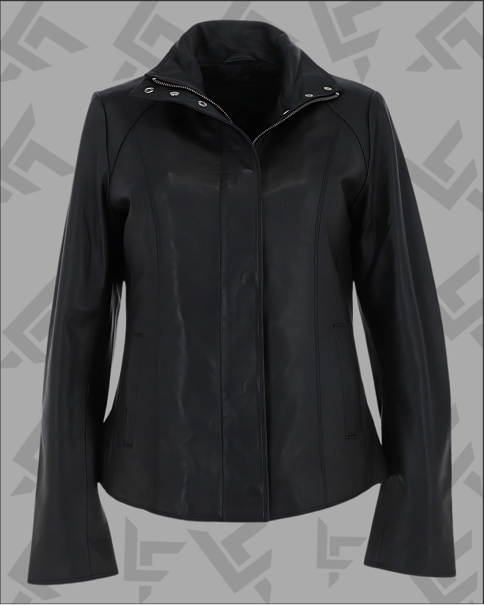 Juliet Black Genuine Leather Jacket for Women | Ashwood|