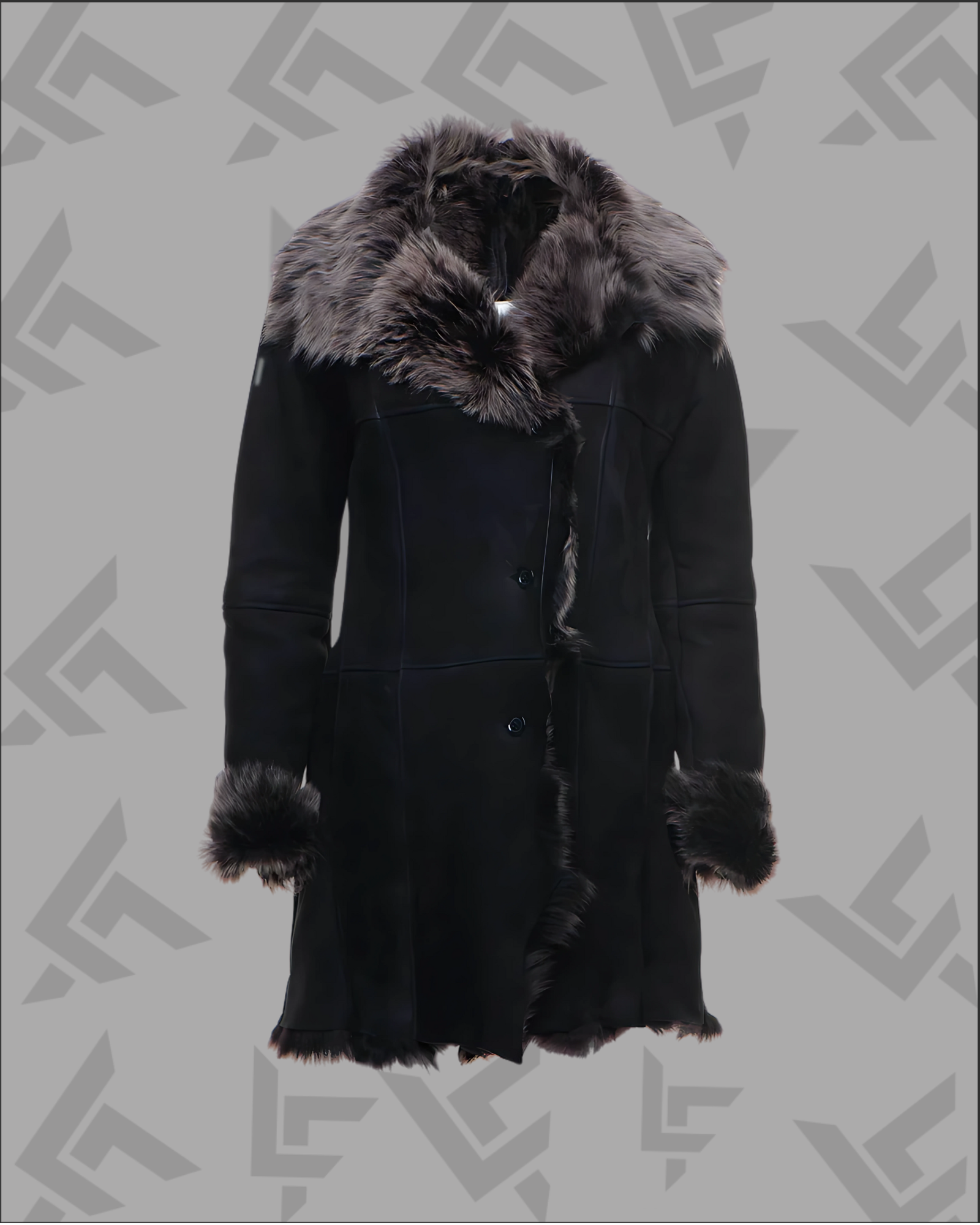 Stefania’s women’s Toscana shearling sheepskin coat