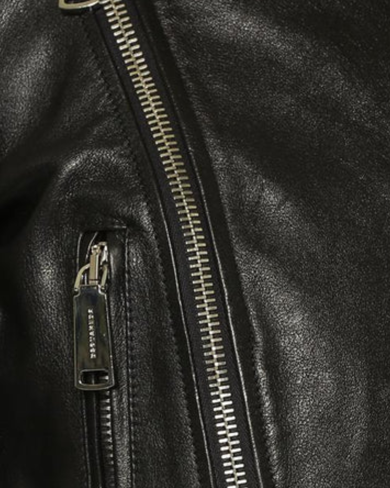 Kiana Black Biker Fringes Leather Jacket|