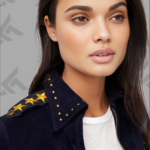 Scarlett Black Biker Leather Jacket for Women|