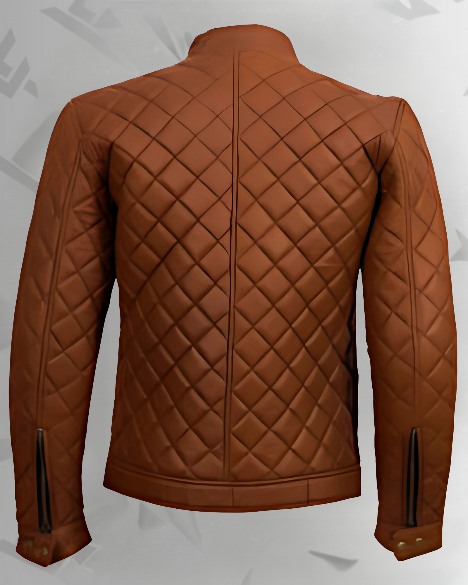 Men’s Casual Brown Designer Style Leather Jacket|