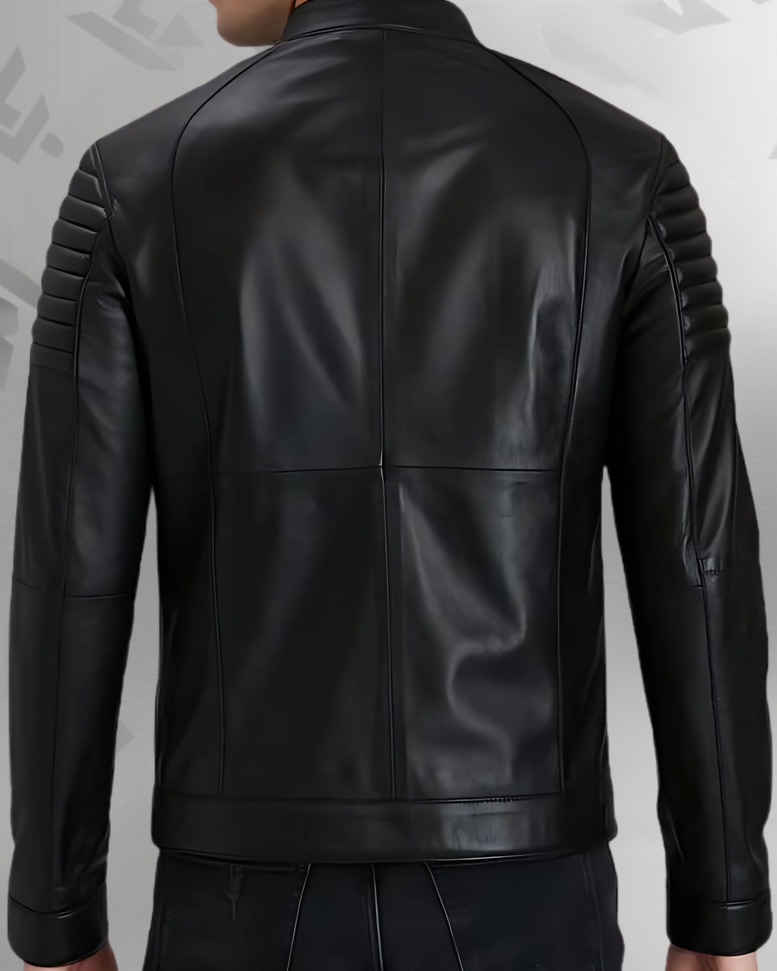 Slim Fit Fashion Mens Leather Jacket|