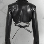 Stylish women’s outdoor jacket with waistband|