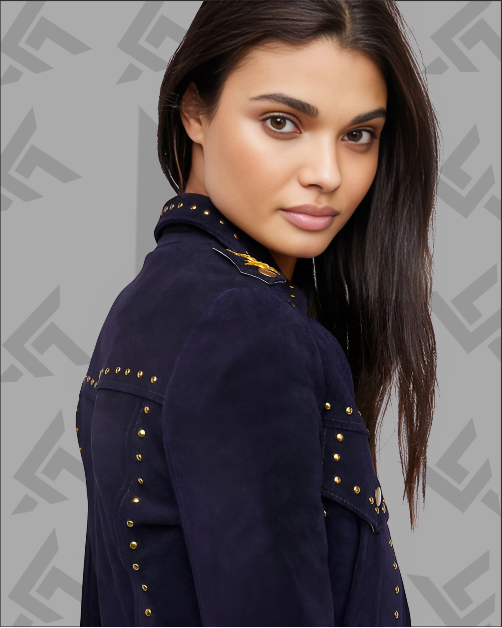 Scarlett Black Biker Leather Jacket for Women|