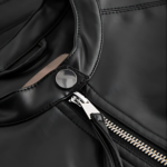 Cora Black Lambskin Biker Leather Jacket for Women 4 Cora Black Lambskin Biker Leather Jacket for Women|