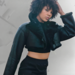 Valentina Women’s Black B3 Aviator Shearling Flight Jacket|