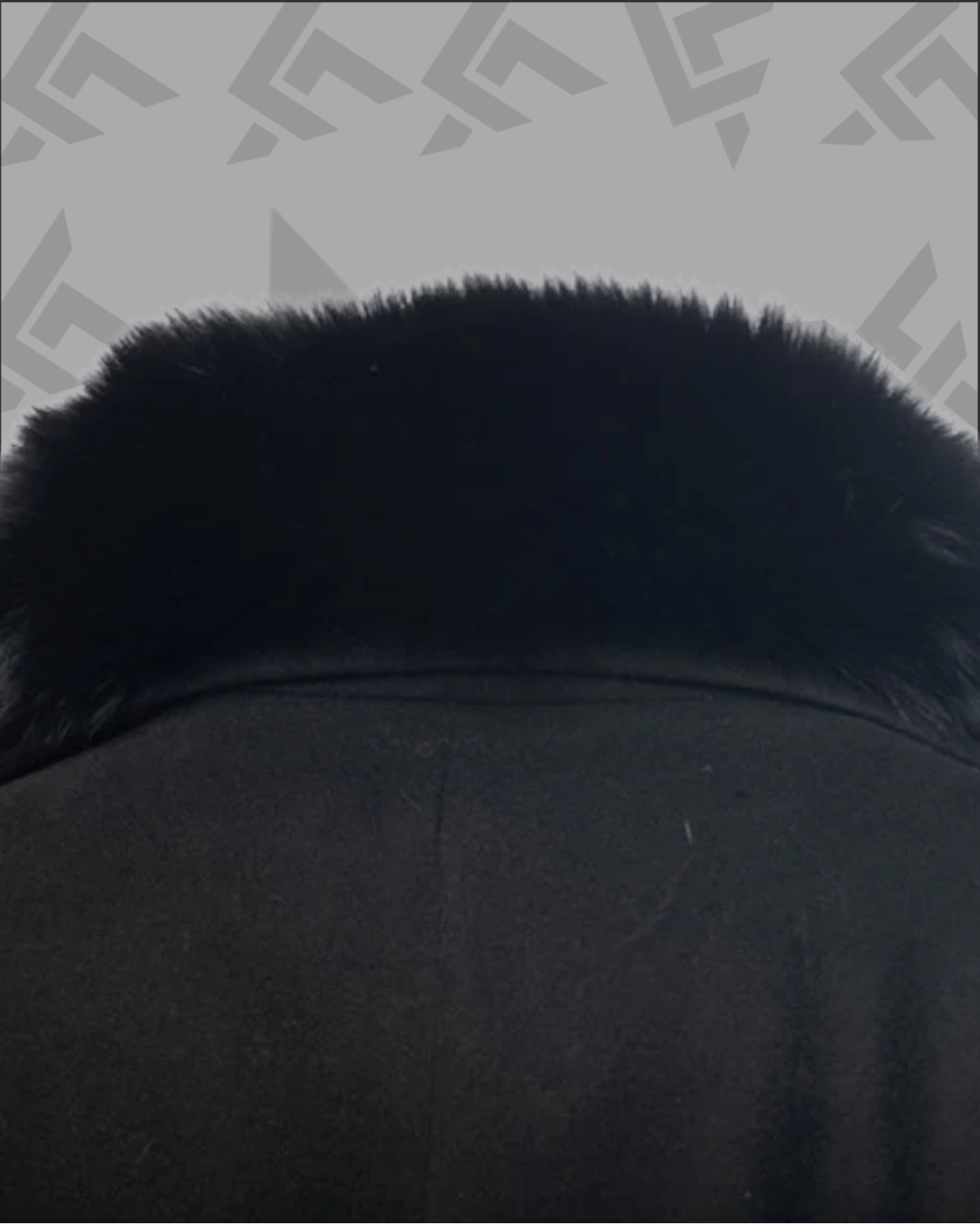 Aria Black Long Cashmere Blend Coat with Fox Fur for Women – Luxury Winter Coat|