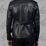 Germain Black Leather Jacket|