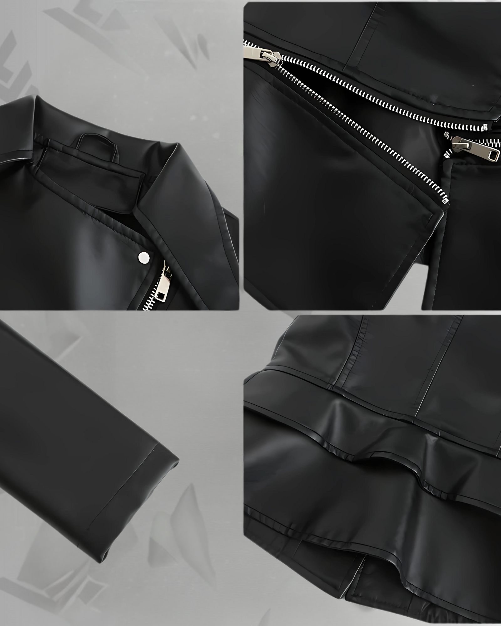 Designer Motorcycle Slim Fit Coat|