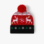 LED Reindeer Knit Hat|